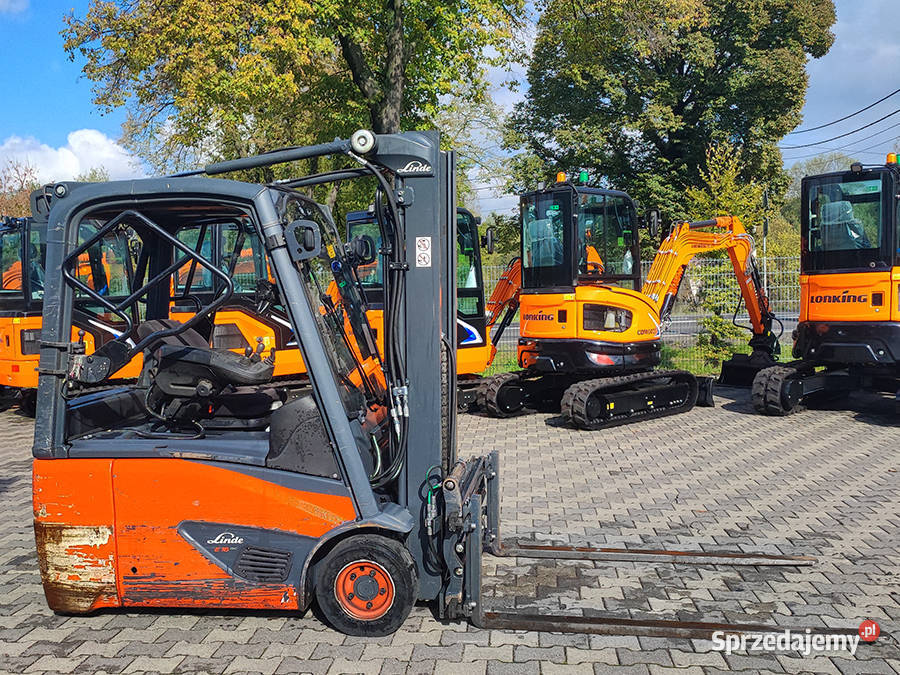 Wózek widłowy elektryczny Linde E1602 16 t hilo Linde Kęty