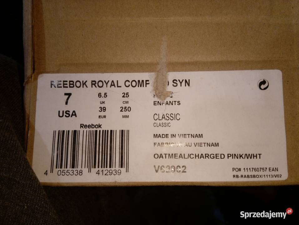 Buty sportowe damskie Reebok nowe rozmiar na Mińsk Mazowiecki