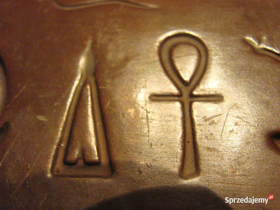 Święty byk Apis stary obraz Pruszcz Gdański