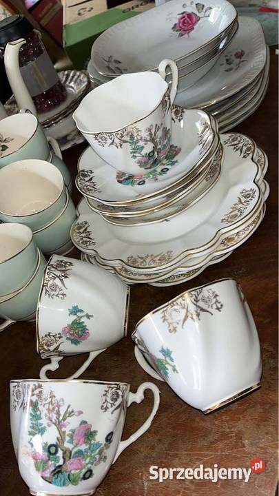 Filiżanka z talerzykiem śniadaniowym England 22 Porcelana i szkło Gdańsk