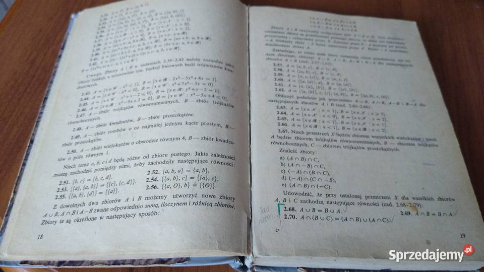 Elementy logiki i teorii mnogości w zadaniach Rok wydania 1977 Gdańsk