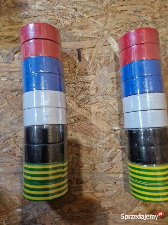 Taśma izolacyjna kolorowa 19mm x 013mm x 5m Głogowa