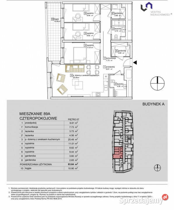 sprzedaży mieszkania 8364m2 4pokojowe Katowice