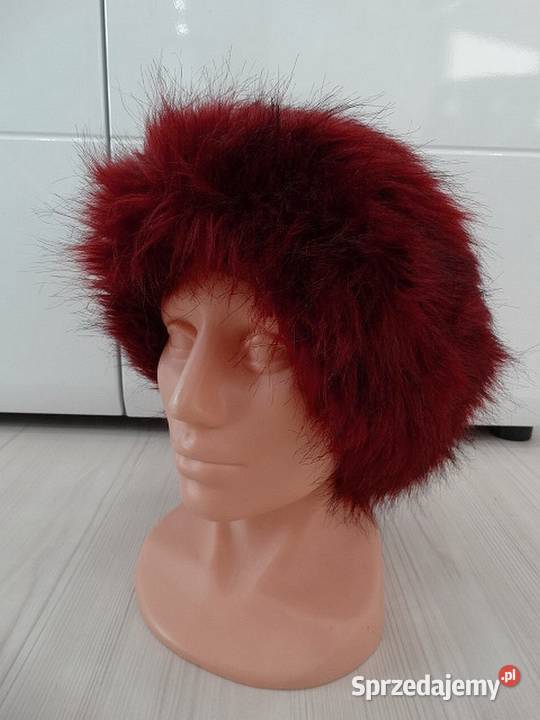 Opaska na Uszy Futrzana Puszysta Zimowa Sztuczne podlaskie