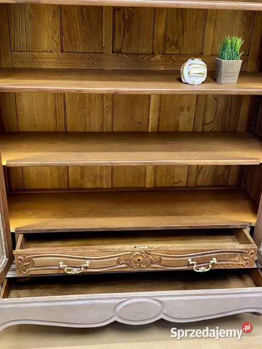 Witryna kremowa biblioteka LUDWIK XV Francja Poznań sprzedam