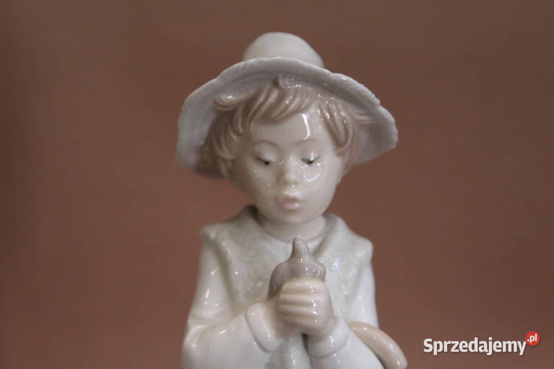 Porcelanowa figurka pasterza NAO Lladro wys 275 Szczecin