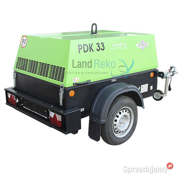 SPRĘŻARKA SPALINOWA ATMOS PDK33PIASKARKA MOBILNA Kompresory Kielce