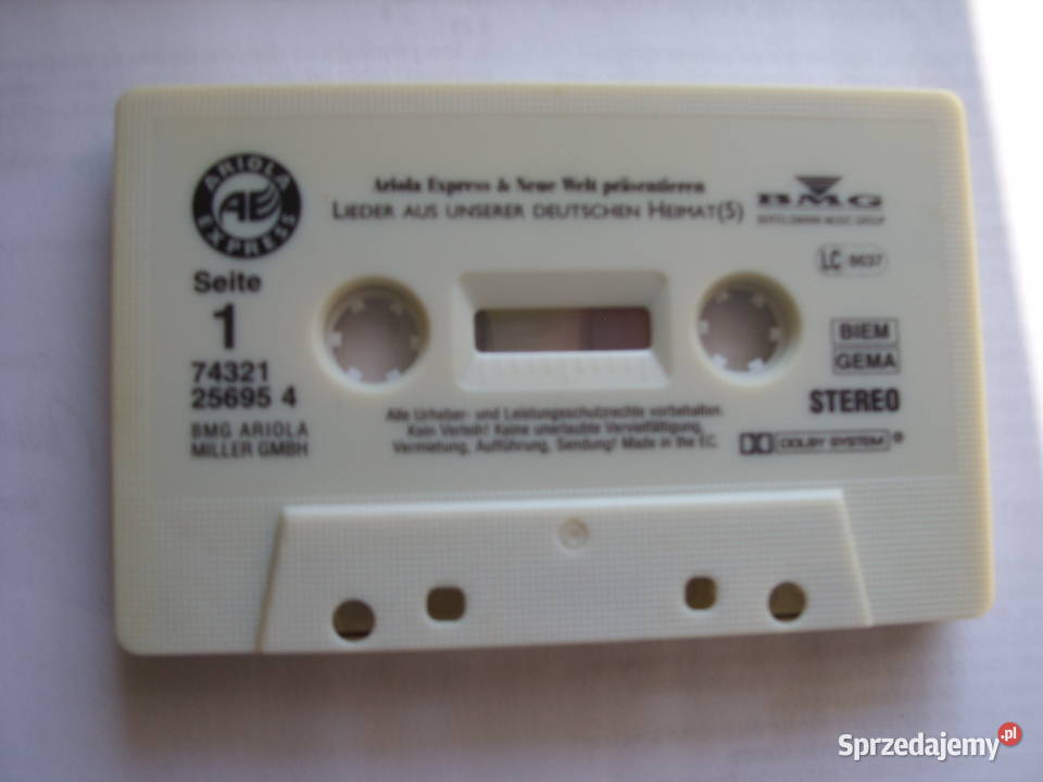 Kaseta 10 JAHRE GRAND MUSIC 1995 sprzedam
