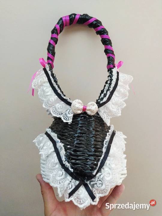 Koszyk koszyczek kosz na butelkę prezentowy