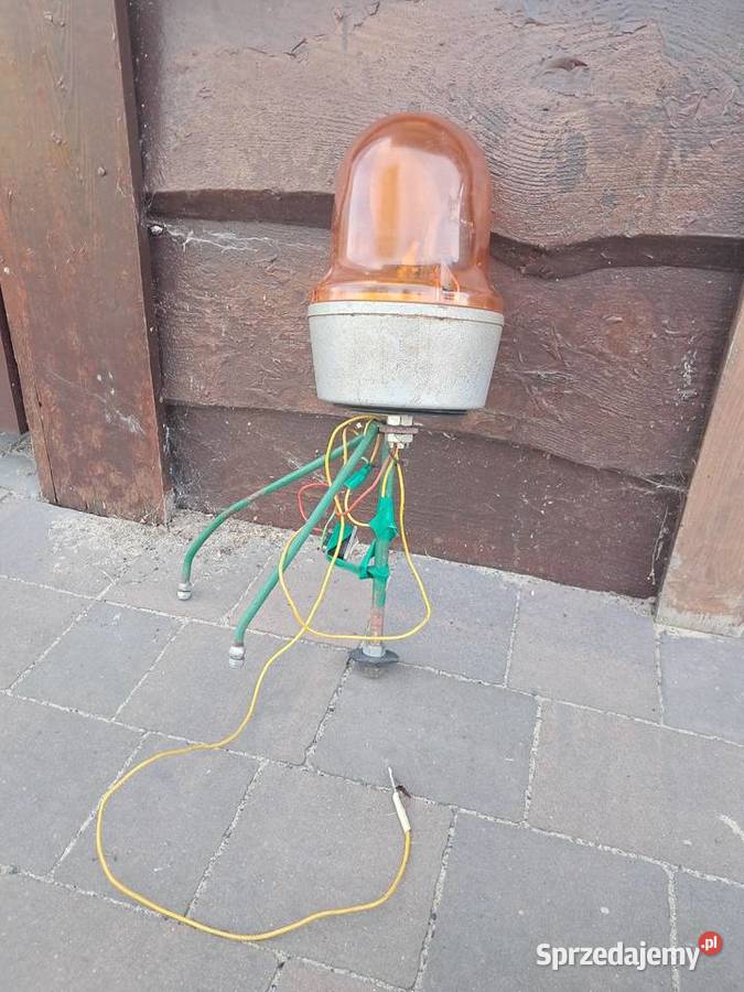 Kogut sygnalizacyjny stary typ pomarańczowy mazowieckie