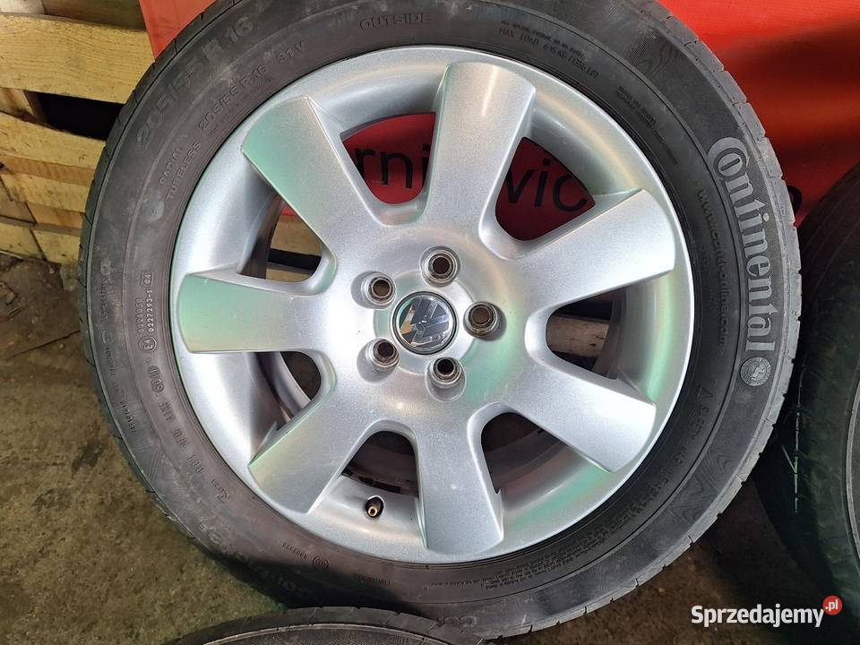 Alufelgi 5x100 16 ET42 VW Beetle Bora Golf Polo Choceń