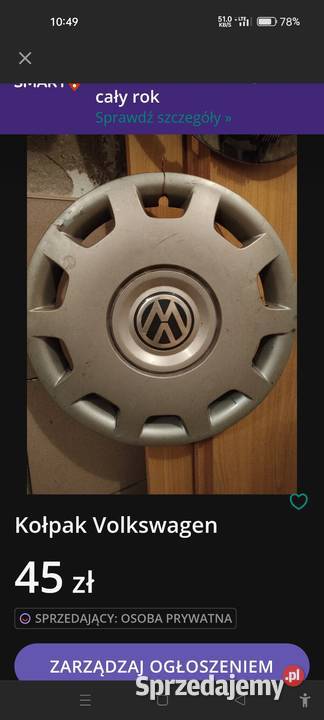 Kołpak Volkswagen Kołpaki Częstochowa