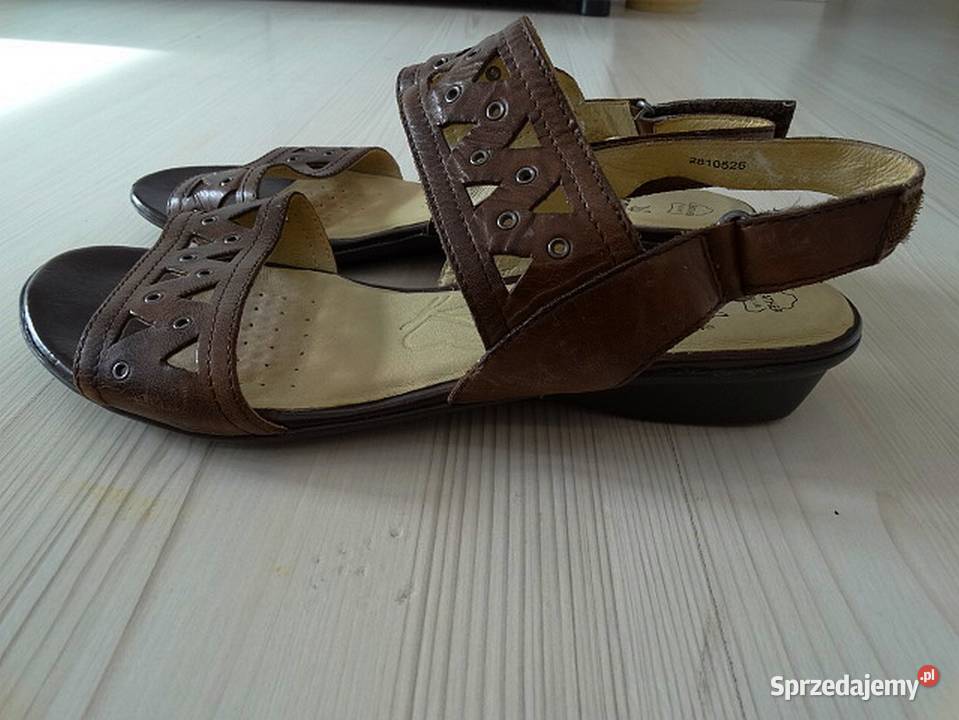 Buty Sandały Skórzane Skóra Naturalna Modny podlaskie Łomża sprzedam