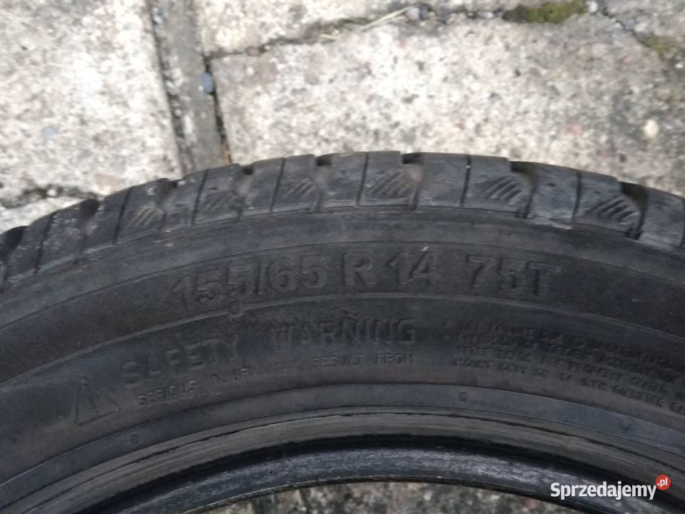 4x Opony ContiEcoContact 3 15565 r 14 letnie Dzierżoniów sprzedam