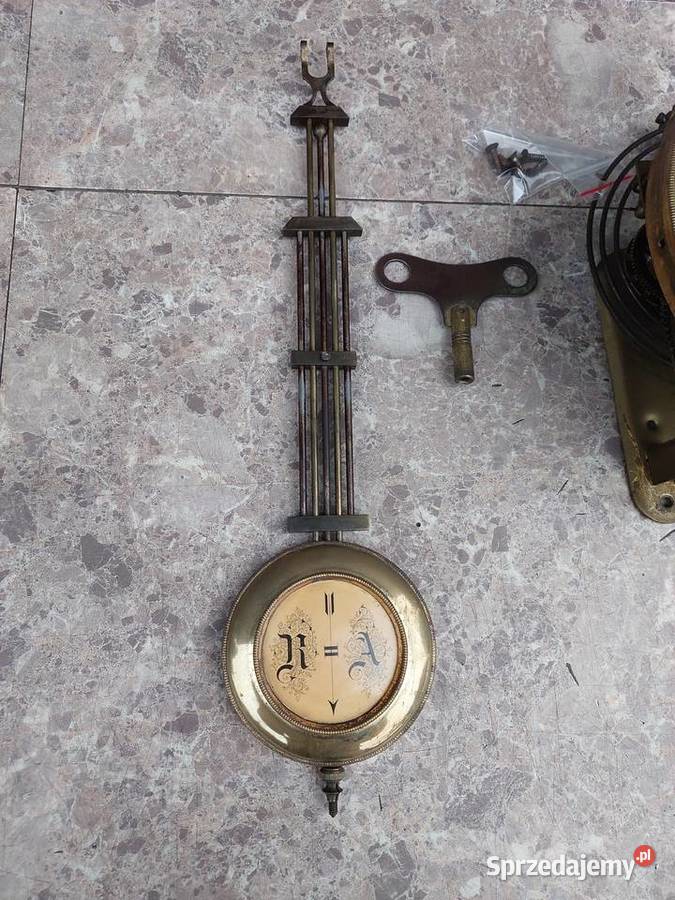 137 Zestaw mechanizm starego zegara Junghans Antyki Tczew