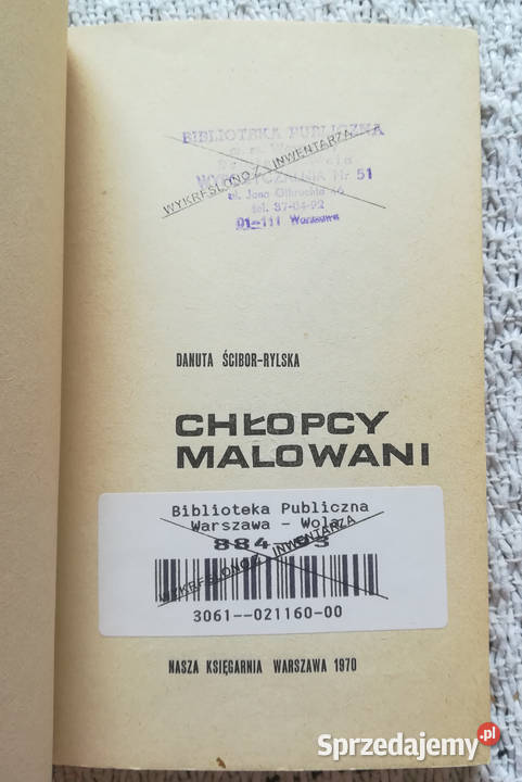 Chłopcy malowani Danuta ŚciborRylska