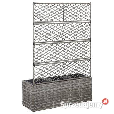 vidaXL Donica z kratką i 3 wkładami 83x30x130 Warszawa