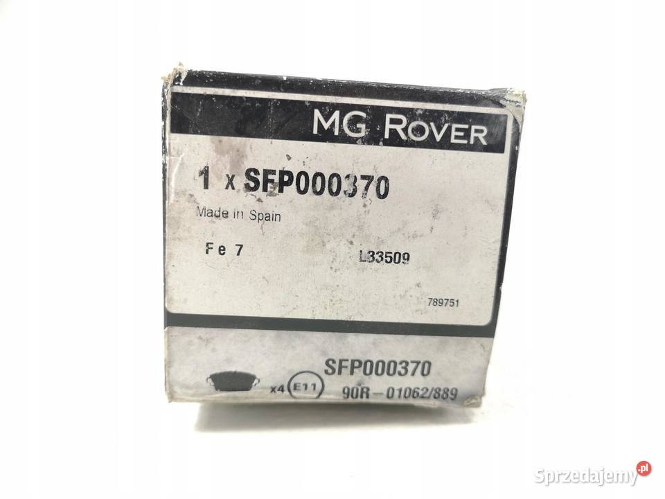 KLOCKI HAMULCOWE PRZÓD MG T 9502 ORIGINAL OE osobowe Klocki hamulcowe lubelskie