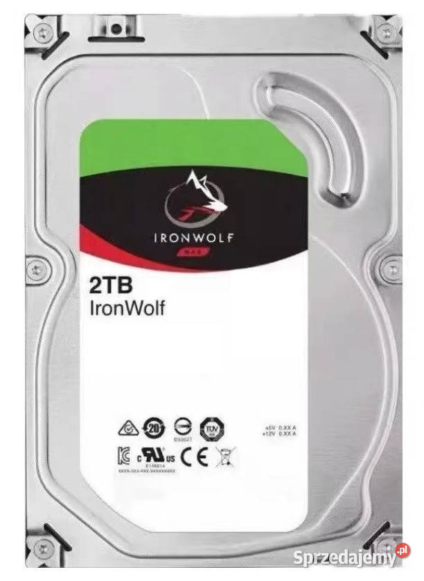 Dysk twardy Seagate IronWolf ST2000VN004 2TB lubelskie Tomaszów Lubelski