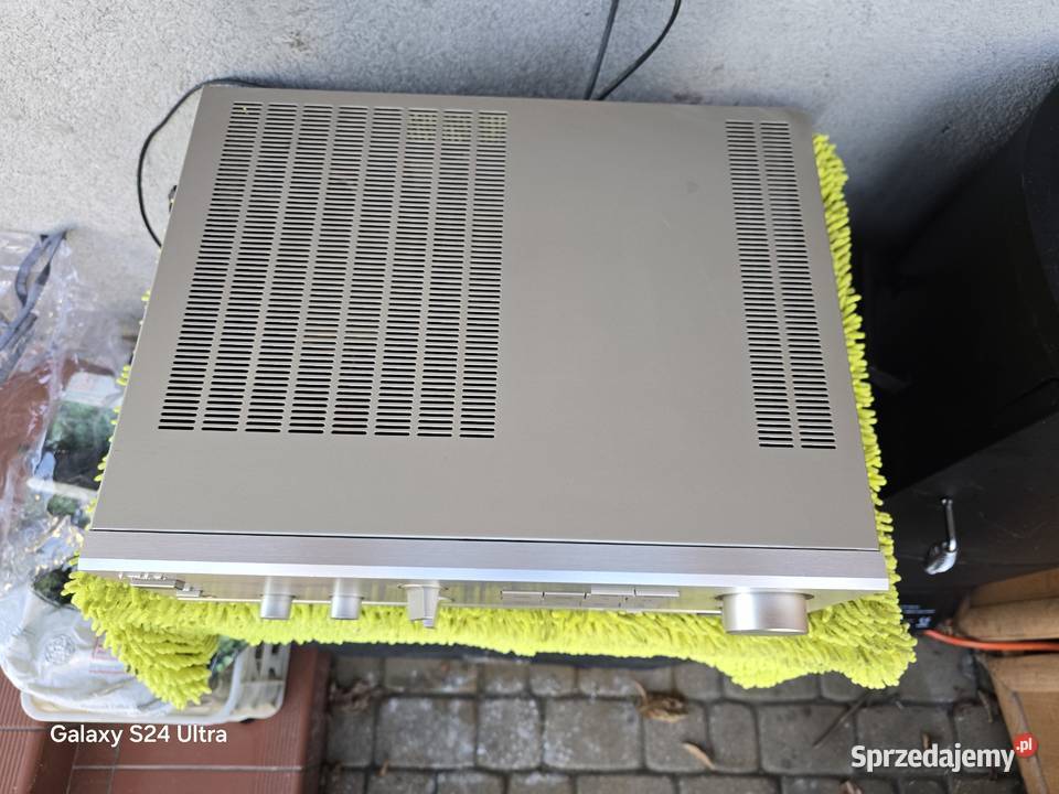 wzmacniacz akai am55 jedyny srebrny stereo z dac Wzmacniacze i pokrewne