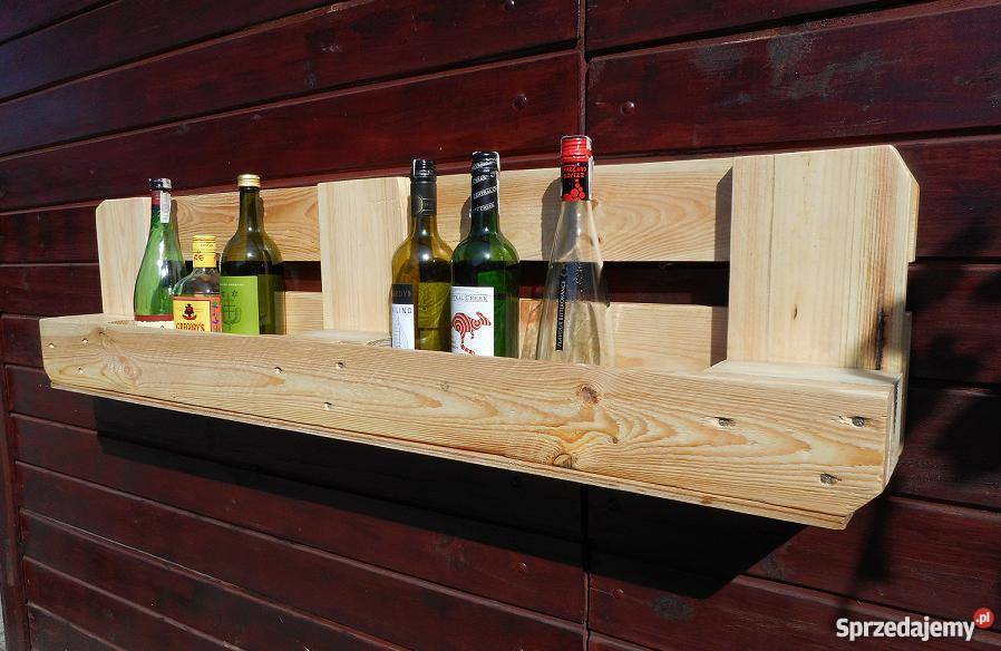 Meble z EURO palet Półka na winoprzyprawy Pozostałe
