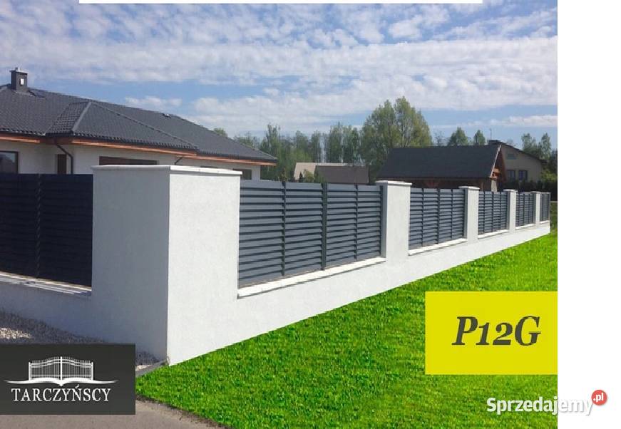 Elegancka Brama Przęsło Ogrodzenie Żaluzja NA Pozostałe wielkopolskie