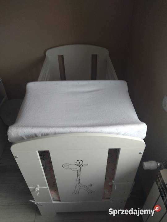Sprzedam łóżeczko dziecięce z materacem i Łask