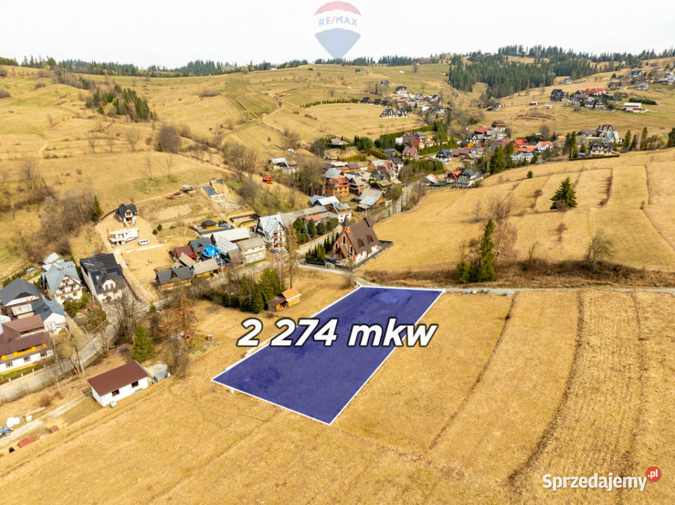 Działka widokowa w Rzepiskach 2274m2 Rzepiska