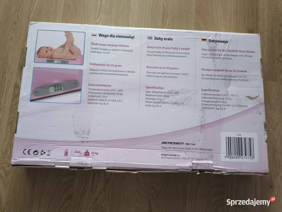 Waga elektroniczna niemowląt Berdsen Janiszew