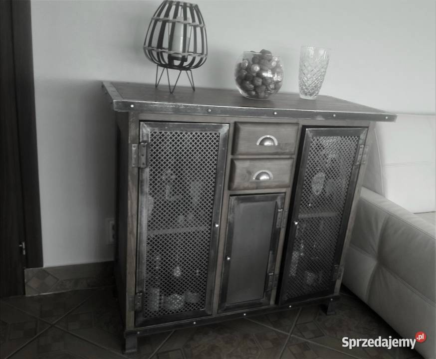 Komoda industrialna TVSzafka RTV loft 91cm Olsztyn sprzedam