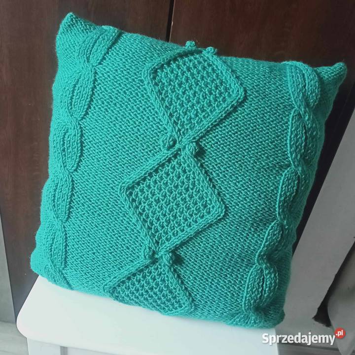 Poduszka dekoracyjna zapinana na guziki 45x45 Jerzykowo