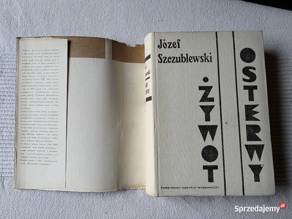 Żywot Osterwy Józef Szczublewski Kraków sprzedam