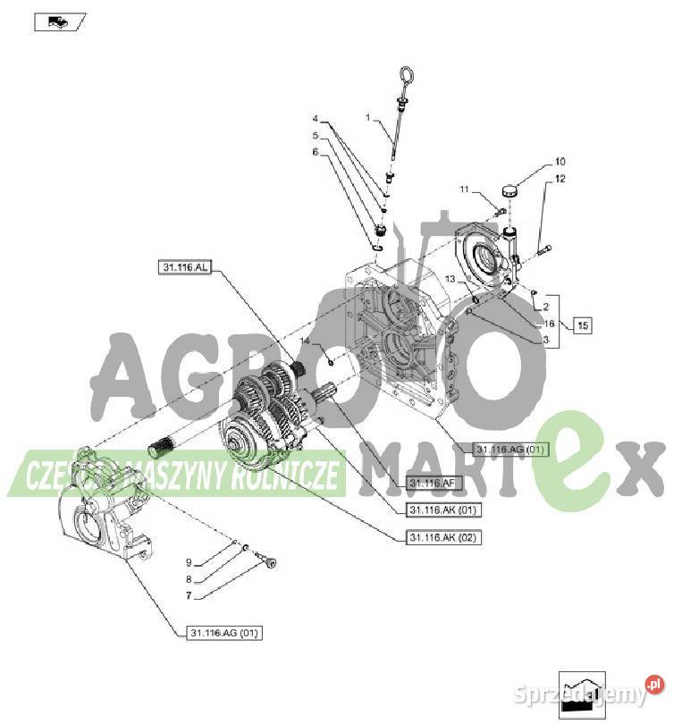 5180946 5180947 5173087 KOREK WLEWU M32 CNH Wichrów