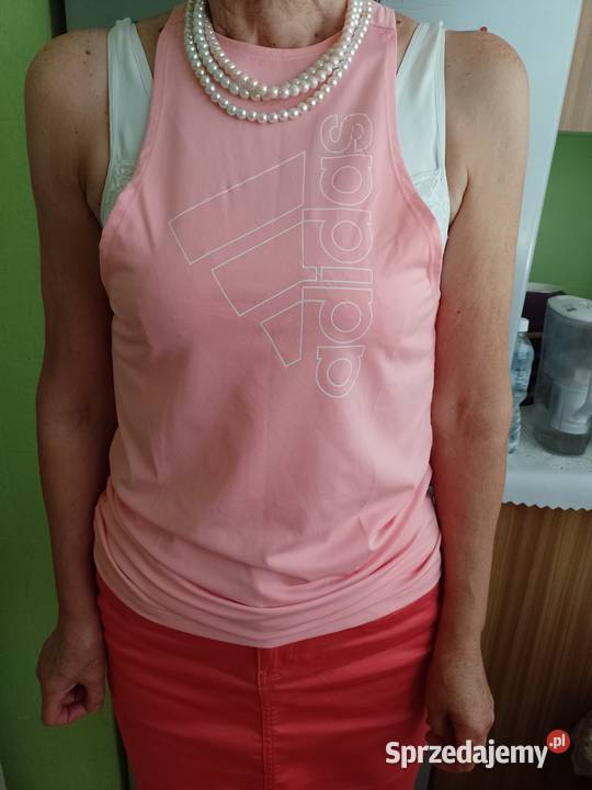 34XS ADIDASEkskluzywna różowa Bluzka z Kraków