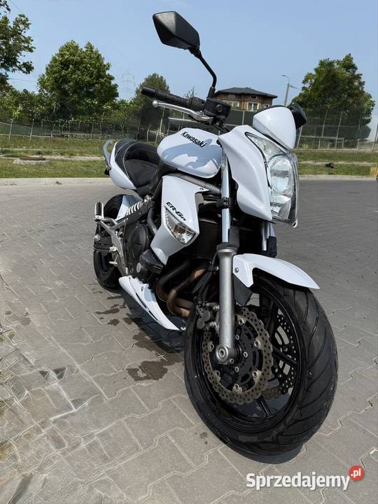 Kawasaki ER6 2009 15 przebiegu nieuszkodzony Kleosin sprzedam