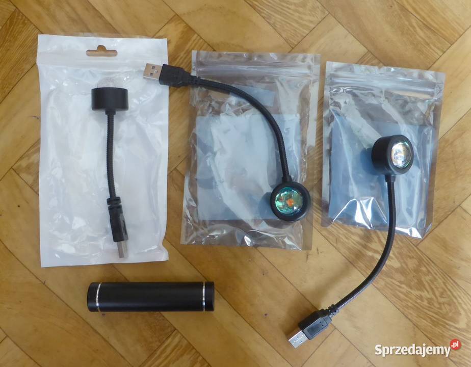Mini lampy projekcyjne USB powerbank 5 sprzedam