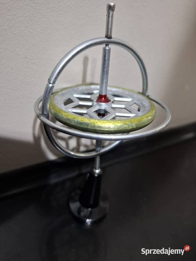 Zabawka edukacyjna żyroskop szary/srebrny małopolskie