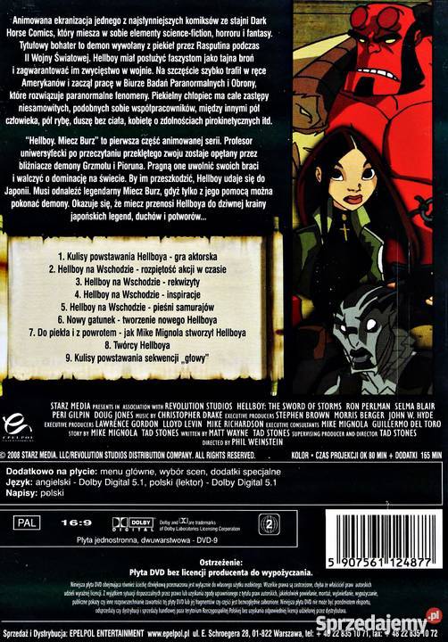 HELLBOY MIECZ BURZ pełne Kalisz sprzedam