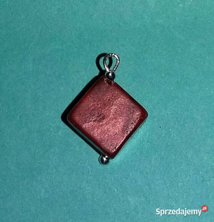 wisiorek naszyjnik koral czerwony naturalny srebrne kujawsko-pomorskie Bydgoszcz sprzedam