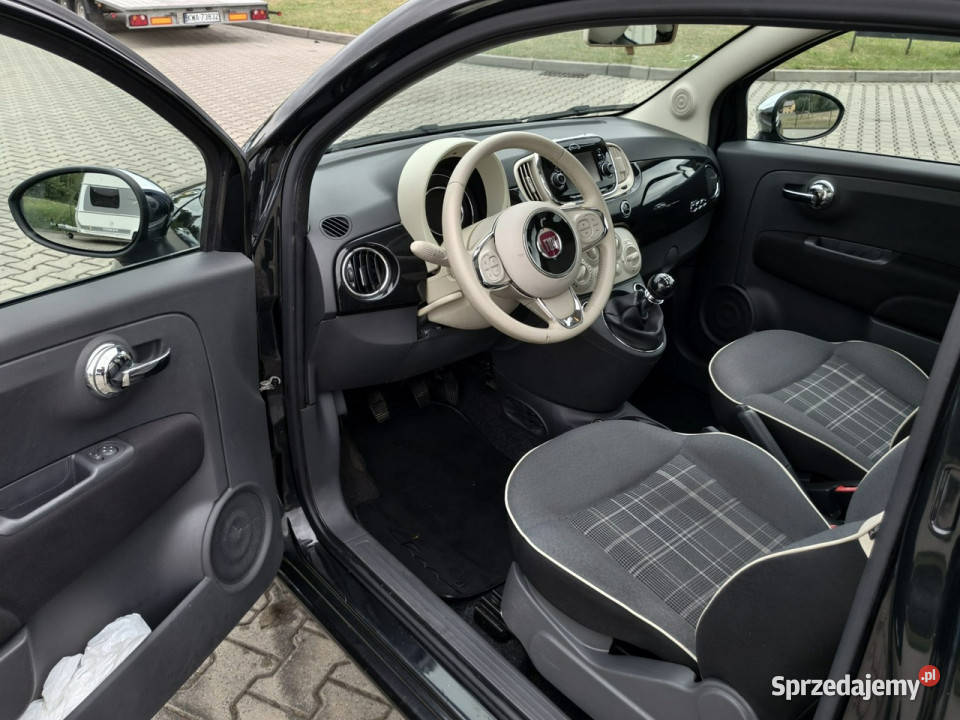 Fiat 500 12 benzyna 70 klimatyzacja panorama Motoryzacja Kęty