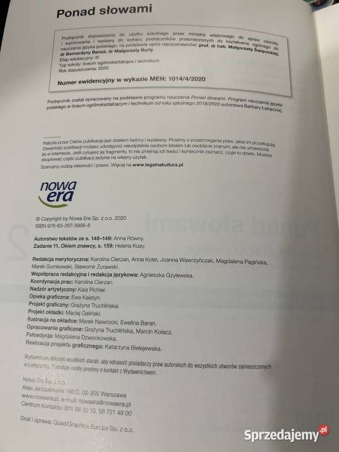 Podręcznik do języka polskiego 2 część 2 Piekary Śląskie
