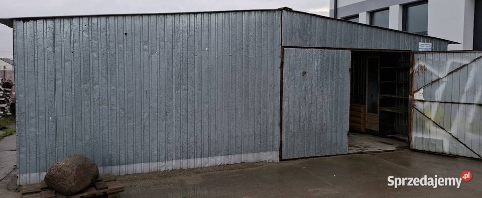 Garaż blaszany 8x6m 48m hala TRANSPORT sprzedam