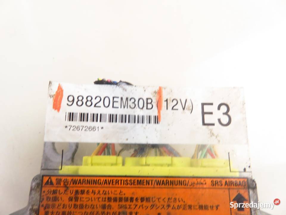 MODUŁ AIRBAG NISSAN VERSA I 98820EM30B sprzedam