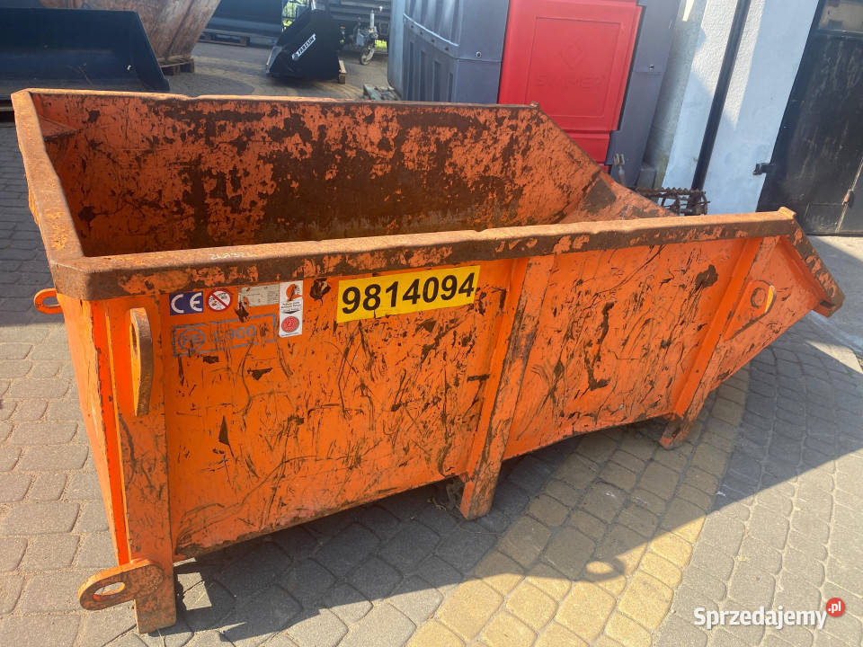 Kontener na GRUZ ZŁOM przemysłowy EICHINGER 2000 Ruda sprzedam