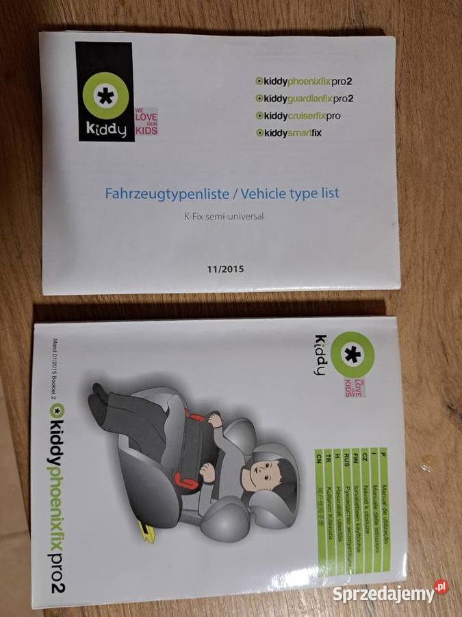 Fotelik KIDDY 3-18kg 9 - 18 kg Dla Dziecka Pruszków