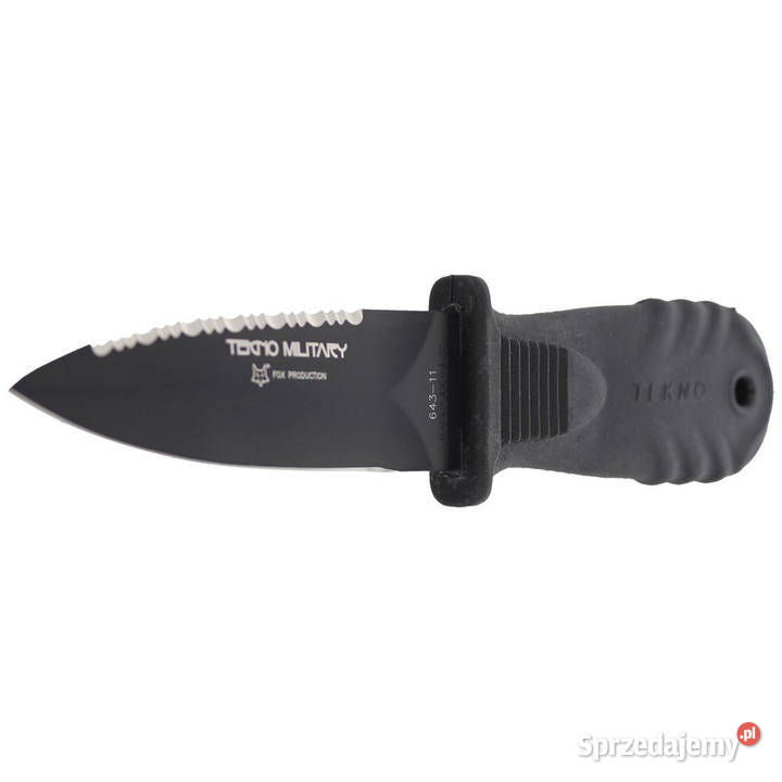Nóż nurkowy FOX Tekno Military Black Blade 64311 Warszawa
