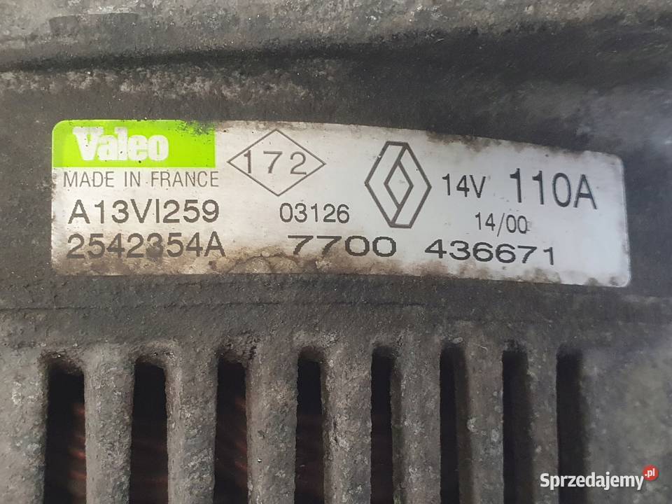 ALTERNATOR Renault Clio II Sport 20 16V Chełm