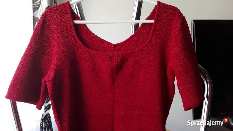 DAMSKA CZERWONA BLUZKA RUNIWERSALNY Rozmiar uniwersalny łódzkie