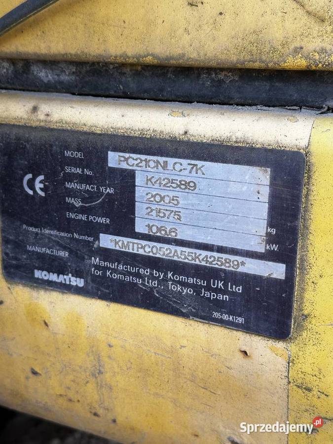 komatsu gąsienicowe Kalisz