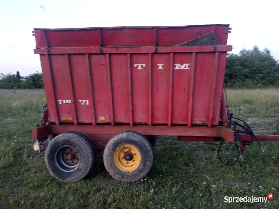 Przyczepa wywrotka 6 t Tim nieuszkodzony Radom